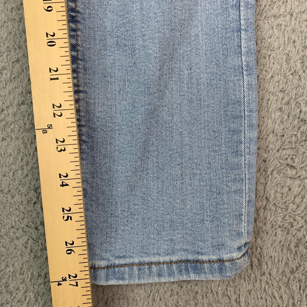 Ring of Fire Jeans Mens Size 30 Slim Fit Factory Distressed Light Wash